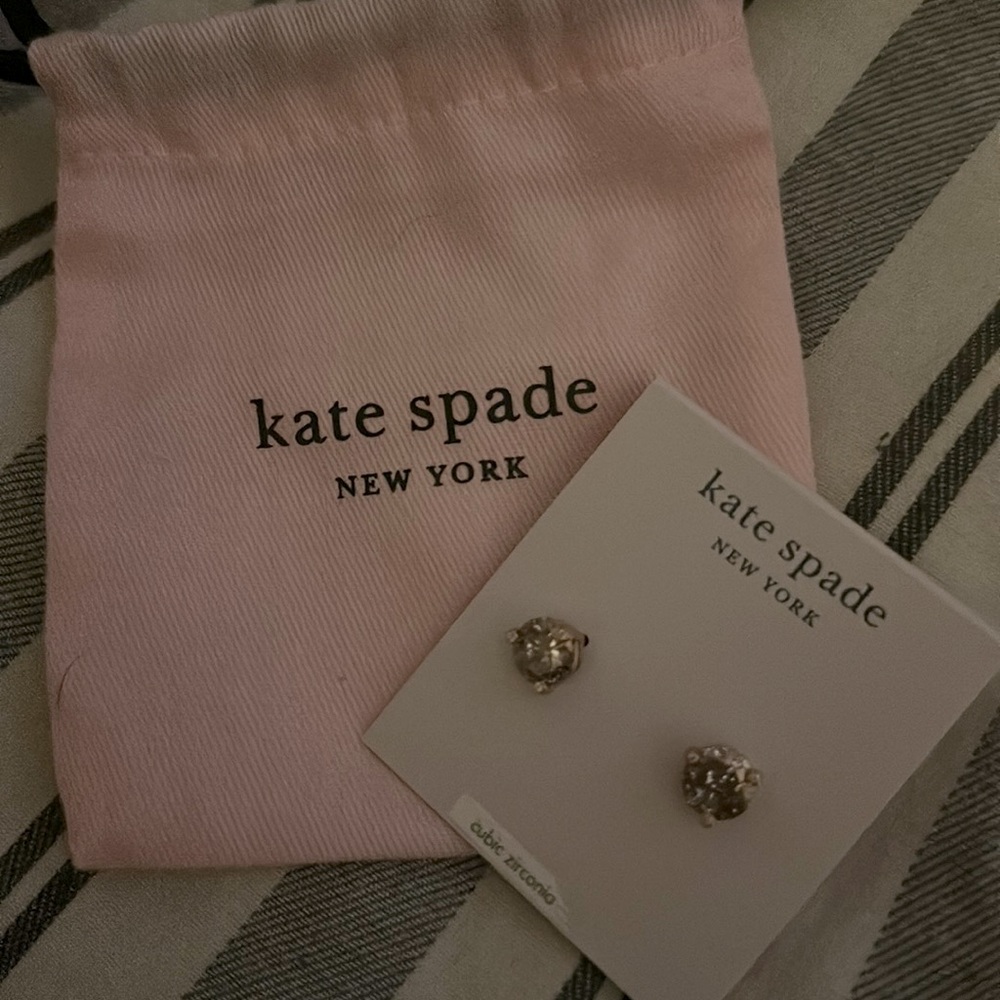 Kate Spade Rose Paton earrings